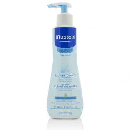 Mustela No Rinse Cleansing Water (Face & Diaper Area) - For Normal Skin 300ml/10.14oz - Fresh Bloom Skin - Premium Skincare Solutions for Nourished, Hydrated, and Radiant Skin Every Day
