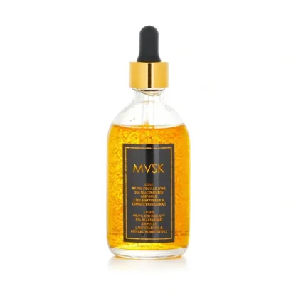 MVSK Luxury 99.9% Gold Leaf Brightening & Dark Correcting Ampoules 100ml - Fresh Bloom Skin - Premium Skincare Solutions for Nourished, Hydrated, and Radiant Skin Every Day