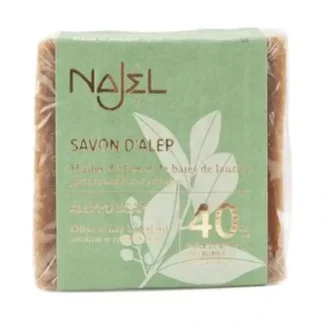 NAJEL NAJEL - 40% BLO Aleppo Soap Fixed Size - Fresh Bloom Skin - Premium Skincare Solutions for Nourished, Hydrated, and Radiant Skin Every Day