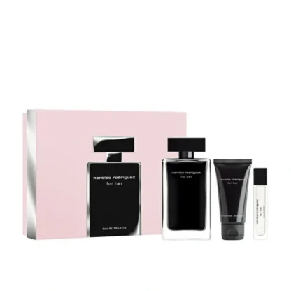 Narciso Rodriguez For Her Lot 3 Pcs - Fresh Bloom Skin - Premium Skincare Solutions for Nourished, Hydrated, and Radiant Skin Every Day