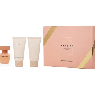 Narciso Rodriguez Narciso Ambree Eau De Parfum Spray & Body Lotion & Shower Gel 50ml/1.7oz - Fresh Bloom Skin - Premium Skincare Solutions for Nourished, Hydrated, and Radiant Skin Every Day
