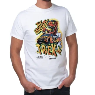 NASCAR Mens Classic Crew Tee - Martin Truex Jr - 4 White by DelSol for Men - 1 Pc T-Shirt (S) - Fresh Bloom Skin - Premium Skincare Solutions for Nourished, Hydrated, and Radiant Skin Every Day