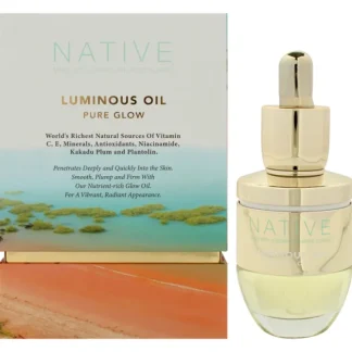Native Luminous Pure Glow Oil by Klara for Women - 1.01 oz Oil - Fresh Bloom Skin - Premium Skincare Solutions for Nourished, Hydrated, and Radiant Skin Every Day