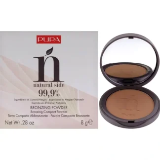 Natural Side Bronzing Powder - 001 Light Bronze by Pupa Milano for Women - 0.28 oz Powder - Fresh Bloom Skin - Premium Skincare Solutions for Nourished, Hydrated, and Radiant Skin Every Day