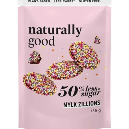 Naturally Good Mylk Zillions 50% less sugar 6x135g - Fresh Bloom Skin - Premium Skincare Solutions for Nourished, Hydrated, and Radiant Skin Every Day