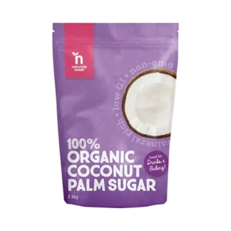 Naturally Sweet 100% Organic Coconut Palm Sugar 2.5kg - Fresh Bloom Skin - Premium Skincare Solutions for Nourished, Hydrated, and Radiant Skin Every Day