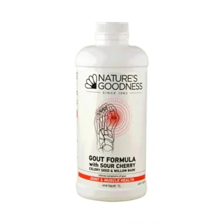 Nature's Goodness Gout Formula with Sour Cherry, Celery Seed & Willow Bark 1000ml - Fresh Bloom Skin - Premium Skincare Solutions for Nourished, Hydrated, and Radiant Skin Every Day