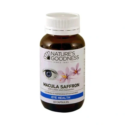 Nature's Goodness Macula Saffron (with Lutein and Zeaxanthin) 60c - Fresh Bloom Skin - Premium Skincare Solutions for Nourished, Hydrated, and Radiant Skin Every Day