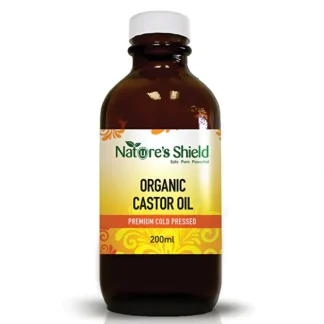 Nature's Shield Organic Castor Oil 200ml - Fresh Bloom Skin - Premium Skincare Solutions for Nourished, Hydrated, and Radiant Skin Every Day