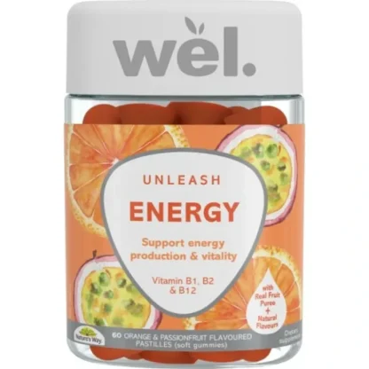 Nature's Way Wel Energy Gummies 60s - Fresh Bloom Skin - Premium Skincare Solutions for Nourished, Hydrated, and Radiant Skin Every Day