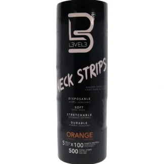 Neck Strips - Orange by L3VEL3 for Men - 5 Pc Strips - Fresh Bloom Skin - Premium Skincare Solutions for Nourished, Hydrated, and Radiant Skin Every Day