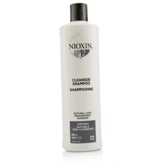 Nioxin Derma Purifying System 2 Cleanser Shampoo (Natural Hair, Progressed Thinning) 500ml/16.9oz - Fresh Bloom Skin - Premium Skincare Solutions for Nourished, Hydrated, and Radiant Skin Every Day