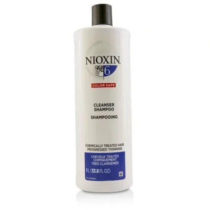 Nioxin Derma Purifying System 6 Cleanser Shampoo (Chemically Treated Hair, Progressed Thinning, Color Safe) 1000ml/33.8oz - Fresh Bloom Skin - Premium Skincare Solutions for Nourished, Hydrated, and Radiant Skin Every Day