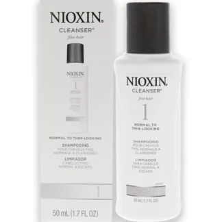 Nioxin System 1 Cleanser Shampoo by Nioxin for Unisex - 1.7 oz Shampoo - Fresh Bloom Skin - Premium Skincare Solutions for Nourished, Hydrated, and Radiant Skin Every Day