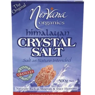 Nirvana Organics Himalayan Salt Granules 500g - Fresh Bloom Skin - Premium Skincare Solutions for Nourished, Hydrated, and Radiant Skin Every Day