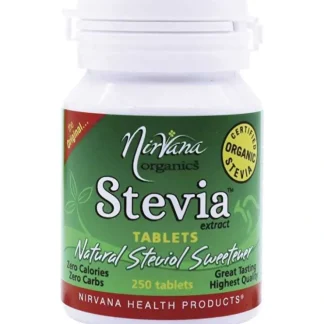 Nirvana Organics Stevia Tablets 250 Tabs - Fresh Bloom Skin - Premium Skincare Solutions for Nourished, Hydrated, and Radiant Skin Every Day