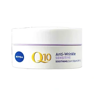 Nivea Q10 Power Anti Wrinkle Sensitive Firming Day Cream (SPF15) 50ml - Fresh Bloom Skin - Premium Skincare Solutions for Nourished, Hydrated, and Radiant Skin Every Day