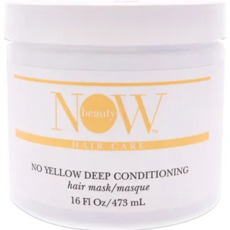 No Yellow Deep Conditioning Hair Mask by NOW Beauty for Unisex - 16 oz Masque - Fresh Bloom Skin - Premium Skincare Solutions for Nourished, Hydrated, and Radiant Skin Every Day
