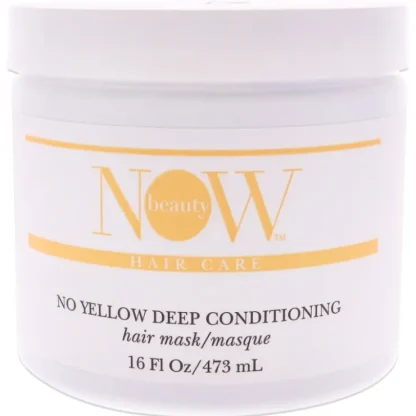 No Yellow Deep Conditioning Hair Mask by NOW Beauty for Unisex - 16 oz Masque - Fresh Bloom Skin - Premium Skincare Solutions for Nourished, Hydrated, and Radiant Skin Every Day