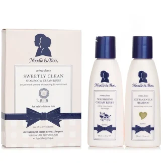 Noodle & Boo Sweetly Clean Kit: Extra Gentle Shampoo 59ml + Noursihing Cream Rinse 59ml 2pcs - Fresh Bloom Skin - Premium Skincare Solutions for Nourished, Hydrated, and Radiant Skin Every Day