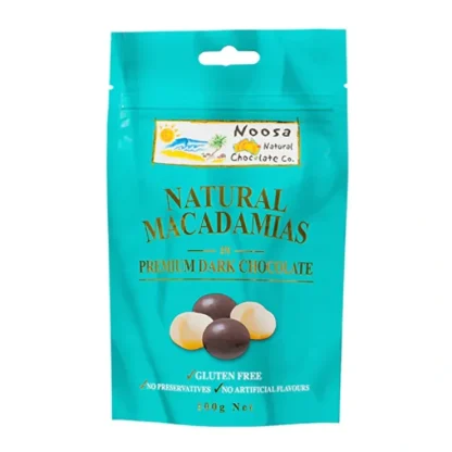 Noosa Natural Choc Co Noosa Natural Chocolate Co. Dark Chocolate Whole Macadamias 100g - Fresh Bloom Skin - Premium Skincare Solutions for Nourished, Hydrated, and Radiant Skin Every Day