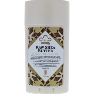Nubian Heritage Raw Shea Butter 24 Hour Deodorant by Nubian Heritage for Unisex - 2.25 oz Deodorant Stick - Fresh Bloom Skin - Premium Skincare Solutions for Nourished, Hydrated, and Radiant Skin Every Day