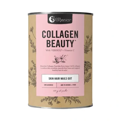 Nutra Organics Collagen Beauty Unflavoured 450g - Fresh Bloom Skin - Premium Skincare Solutions for Nourished, Hydrated, and Radiant Skin Every Day