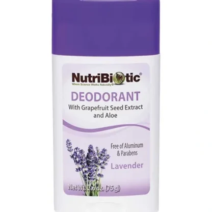 Nutribiotic Deodorant Stick Lavender 75g - Fresh Bloom Skin - Premium Skincare Solutions for Nourished, Hydrated, and Radiant Skin Every Day