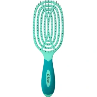 NuWay 4Hair Circular Venting Detangling C Brush - Aqua by NuWay 4Hair for Unisex - 1 Pc Hair Brush - Fresh Bloom Skin - Premium Skincare Solutions for Nourished, Hydrated, and Radiant Skin Every Day