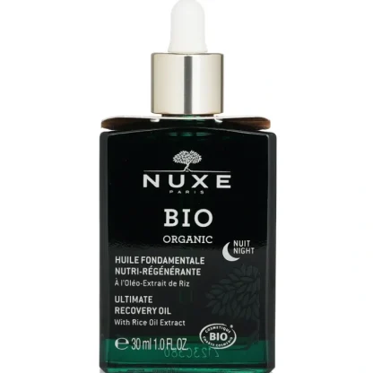 Nuxe Bio Organic Ultimate Night Recovery Oil With Rice Oil Extract 30ml/1oz - Fresh Bloom Skin - Premium Skincare Solutions for Nourished, Hydrated, and Radiant Skin Every Day