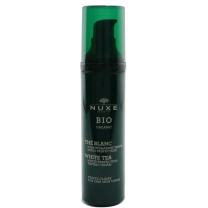Nuxe Bio Organic White Tea Multi-Perfecting Tinted Cream - Fair Skin Tones 50ml/1.7oz - Fresh Bloom Skin - Premium Skincare Solutions for Nourished, Hydrated, and Radiant Skin Every Day