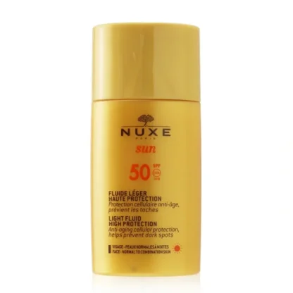 Nuxe Nuxe Sun Light Fluid For Face - High Protection SPF50 (For Normal To Combination Skin) 50ml/1.6oz - Fresh Bloom Skin - Premium Skincare Solutions for Nourished, Hydrated, and Radiant Skin Every Day