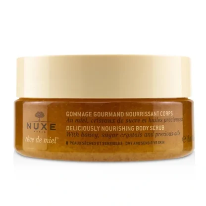 Nuxe Reve De Miel Deliciously Nourishing Body Scrub - For Dry & Sensitive Skin 175ml/6.7oz - Fresh Bloom Skin - Premium Skincare Solutions for Nourished, Hydrated, and Radiant Skin Every Day