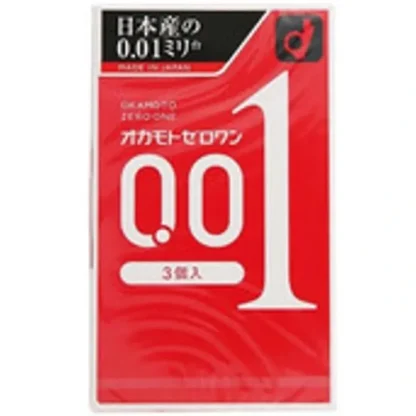 Okamoto Okamoto 0.01 Condom 3pcs Fixed Size - Fresh Bloom Skin - Premium Skincare Solutions for Nourished, Hydrated, and Radiant Skin Every Day
