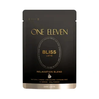 One Eleven Bliss Latte (Relaxation Blend) Chai Latte 220g - Fresh Bloom Skin - Premium Skincare Solutions for Nourished, Hydrated, and Radiant Skin Every Day