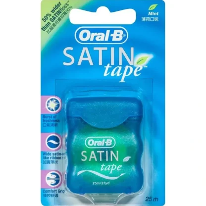 Oral B Tape Satin Mint 25M - Fresh Bloom Skin - Premium Skincare Solutions for Nourished, Hydrated, and Radiant Skin Every Day