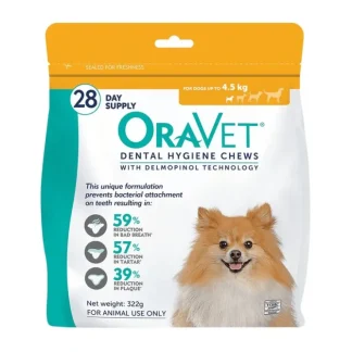 OraVet Dental Chews Extra Small Dogs Under 4.5 kg 28s - Fresh Bloom Skin - Premium Skincare Solutions for Nourished, Hydrated, and Radiant Skin Every Day