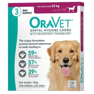 OraVet Dental Chews Large Dogs Over 23 kg 3s - Fresh Bloom Skin - Premium Skincare Solutions for Nourished, Hydrated, and Radiant Skin Every Day
