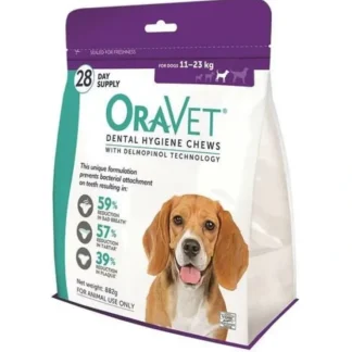 OraVet Dental Chews Medium Dogs 11-23 kg 28s - Fresh Bloom Skin - Premium Skincare Solutions for Nourished, Hydrated, and Radiant Skin Every Day