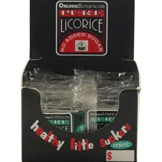 Organic Botanicals Pure Licorice Mint 20g Bag x 24 Display - Fresh Bloom Skin - Premium Skincare Solutions for Nourished, Hydrated, and Radiant Skin Every Day