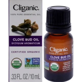 Organic Clove Bud by Cliganic for Unisex - 0.33 oz Oil - Fresh Bloom Skin - Premium Skincare Solutions for Nourished, Hydrated, and Radiant Skin Every Day