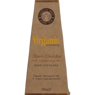 Organic Goodness Reed Diffuser Mysore Chandan Sandalwood 100ml - Fresh Bloom Skin - Premium Skincare Solutions for Nourished, Hydrated, and Radiant Skin Every Day