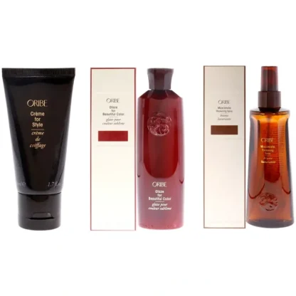 Oribe Maximista Thickening Spray and Glaze for Beautiful Color and Creme for Style Kit by Oribe for Unisex - 3 Pc Kit 6.8oz Spray, 5.9oz Glaze, 1.7oz Gel - Fresh Bloom Skin - Premium Skincare Solutions for Nourished, Hydrated, and Radiant Skin Every Day