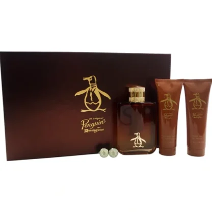 Original Penguin Original Penguin by Original Penguin for Men - 4 Pc Gift Set 3.4oz EDT Spray, 3oz After Shave Balm, 3oz Shower Gel, Original Penguin Cufflinks - Fresh Bloom Skin - Premium Skincare Solutions for Nourished, Hydrated, and Radiant Skin Every Day
