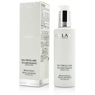 Orlane Soin De Blanc Brightening Micellar Water - Face & Eyes 200ml/6.7oz - Fresh Bloom Skin - Premium Skincare Solutions for Nourished, Hydrated, and Radiant Skin Every Day