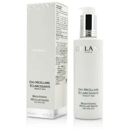 Orlane Soin De Blanc Brightening Micellar Water - Face & Eyes 200ml/6.7oz - Fresh Bloom Skin - Premium Skincare Solutions for Nourished, Hydrated, and Radiant Skin Every Day