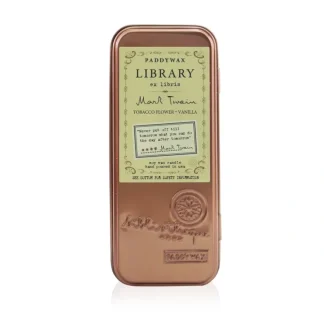 Paddywax Library Candle - Mark Twain 70g/2.5oz - Fresh Bloom Skin - Premium Skincare Solutions for Nourished, Hydrated, and Radiant Skin Every Day