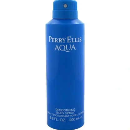 Perry Ellis Perry Ellis Aqua by Perry Ellis for Men - 6.8 oz Body Spray - Fresh Bloom Skin - Premium Skincare Solutions for Nourished, Hydrated, and Radiant Skin Every Day