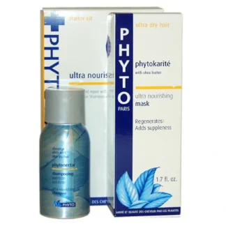 Phyto Phyto Rx Express Ultra Nourishing Starter Kit by Phyto for Unisex - 2 Pc Kit Phytonectar Shampoo, Phytokarite Mask (1.7oz each) - Fresh Bloom Skin - Premium Skincare Solutions for Nourished, Hydrated, and Radiant Skin Every Day