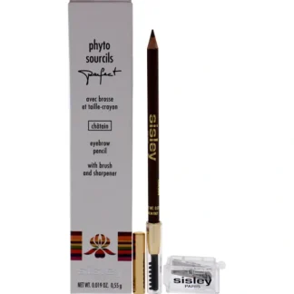 Phyto Sourcils Perfect Eyebrow Pencil With Brush and Sharpener - 2 Chatain by Sisley for Women - 0.019 oz Eyebrow Pencil - Fresh Bloom Skin - Premium Skincare Solutions for Nourished, Hydrated, and Radiant Skin Every Day
